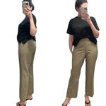 Brooks Brothers  346 Tan Wool Houndstooth Pants Lined Sz 12P Photo 1