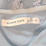 Altar'd State Altar’d State Adley Embellished Mini Dress Light Powder Pastel Blue Small Photo 5