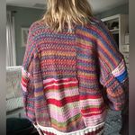 Urban Outfitters  chunky rainbow cardigan sweater Photo 2
