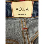 Alice + Olivia AO.LA Amazing High Rise Girlfriend Slim Raw Hem Jeans Size 28 Photo 4