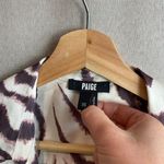 Paige  tiger print button down Photo 3