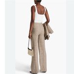 Veronica Beard Tonelli Prince of Wales Checked Linen & Cotton Wide-Leg Pant Photo 1