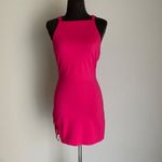 H:ours  Revolve sz S pink chain‎ back Cassia mini party dress NWT Photo 5