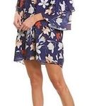 Parker Floral Mini Dress Shift Cold Shoulder Size S NWT $398.00 Photo 0