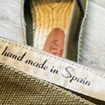 Viscata Barcelona Canvas Espadrilles in Olive Green Size 12 Photo 7