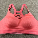 Victoria's Secret Victorias Sport Incredibly Lightweight Mesh Sports Bra Coral Salmon Strappy 34B Photo 0