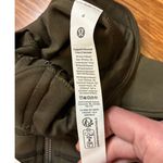 Lululemon  Define Track Jacket Luon Size 4 Olive Brown/Black Full Zip Yoga Run Photo 4