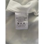 NWT Mulla Print Tie Front Cropped Long Sleeve Blouse Trendy Sz L (Small Stain) White Size L Photo 9