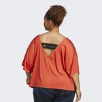 Adidas NWT Women  x 11 Honoré Training Tee Red 2X Photo 2