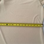 Chic Beige Ruffle Sleeve Mini Dress NWOT Tan Size XL Photo 5