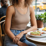 Stillwater 90s Bodysuit in Mushroom Brown Photo 0