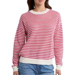 Spiritual Gangster  Stripe Open Knit Sweater Size Large Photo 4