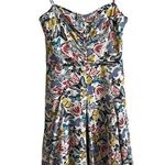 L.L.Bean Butterfly Shoulder Tie rayon dress size 6 Photo 0