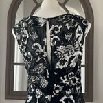 Badgley Mischka  Midnight Swirl Long Formal Dress, Black Silver Size 10 $850 Photo 8