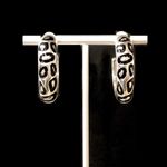 SIMON SEBBAG Sterling Silver Leopard Print Square Hoop Earrings NWOT Photo 10
