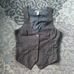 Route 66 Vintage  Plaid Vest Gray Purple XL Photo 0
