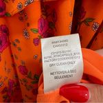 For Love & Lemons NEW NWOT  Peony High Low Midi Dress In Orange Floral Print Photo 13