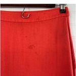 Forever 21 Orange Red Maxi Wrap Skirt Photo 4