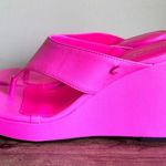 Circus by Sam Edelman Circus NY Moira Pink Punch Women's Wedge Sandal Size 8.5 #B1672 Photo 3