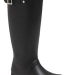 Hunter Rain Boots Black Tall Size 7 Photo 0