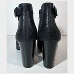 Studded Ankle Boots Sz 9 Simply Vera Faux‎ Leather Peep Photo 3