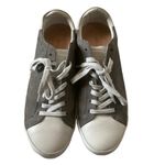 ALLSAINTS All Saint womens grey suede lace up sneakers size 7 women’s tennis casual shoes Photo 1