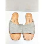 Dolce Vita Sandals Womens Size 8 Blue Denim Slip On Slides Open Toe Photo 2