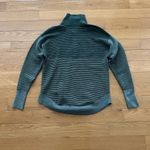 Aerie Offline Home Stretch Green Ribbed Quarter Zip Sweater Sweatshirt Size XS Photo 1