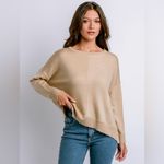 Kerisma  Women’s Lawson Raw Hem Sweater in Oat Size S/M Photo 1