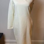 Veronica Beard Retail $500 Aspen White one shoulder long sleeve dress size 10 Photo 0