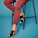 CAbi Interlock Block Crushed Velvet Heels in Moss Size 7 Photo 11