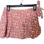 ANDIE NWT Ditsy Floral Rose Sarong Swim Cover Up Side Tie Bottom S Pink #3416 Photo 12