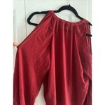 Heartloom  Women's Small Red Long Sleeve‎ Pleated Sleeve Career Photo 5