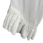 Piyama Romper White Lightweight Ruffle Drawstring Waist Bridal Resort XS Photo 2