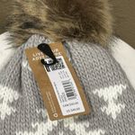 Eddie Bauer  light grey and Ivory Beanie with Pom Photo 4