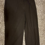 Croft & Barrow  Dress Pants 16W Chocolate Brown Elastic Waist Business Work Photo 0