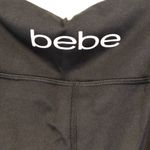 Bebe SPORT DOUBLE PRINT INSERT BLACK CAPRI ROSE PINK PAISLEY PANT 3X Photo 6