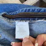 Vintage 90s high rise wide leg jean shorts Size 13/14 Blue Photo 5