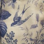 Reformation 💕💕 Stilton Linen Top  Pompadour Blue White Floral Bird Print 2 NWT Photo 8