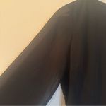 Abercrombie & Fitch Abercrombie Black sheer Sleeve romper sz 8 Black Play Suit Long Sleeve Shorts Photo 5
