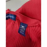 Karen Scott  Women Large Red Button Up V Neck‎ Dress Photo 6