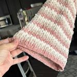 POL Pink and Cream Striped Sweater Photo 1