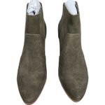 Violet & Red Olive Cupid Bootie Stacked Block Heel 6 NWT Green Photo 1