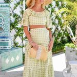 Fancy D Boutique green palm ruffle skirt set Size M Photo 0