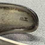 Vintage Sterling 925 Thailand Cuff Bracelet Ornate Floral Scroll Hand Engraved Silver Photo 1