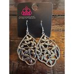 Paparazzi Taj Mahal Gardens Silver Earrings (196) Photo 2