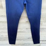 Madewell Skinny Skinny Jeans Womens 25 x 34 Blue Dip Dye Color Fade Ankle Slit Photo 4