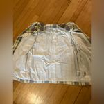 Outerknown Blanket Shirt Jacket Shacket in Yellow and Gray Plaid Photo 11