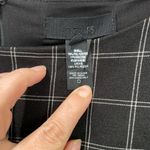 H:ours Revolve | NWT  Long Sleeve Plaid Black And White Mini Dress Size L Photo 6