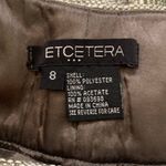 Etcetera  beige and cream straight leg dress pants size 8 Photo 6